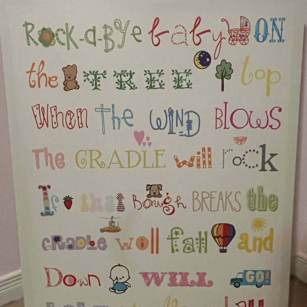 Marshalls Multicolor Nursery Wall Art